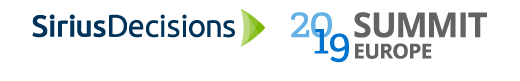 Siriusdecisions summit europe 2019 Siriusdecisions summit europe 2019